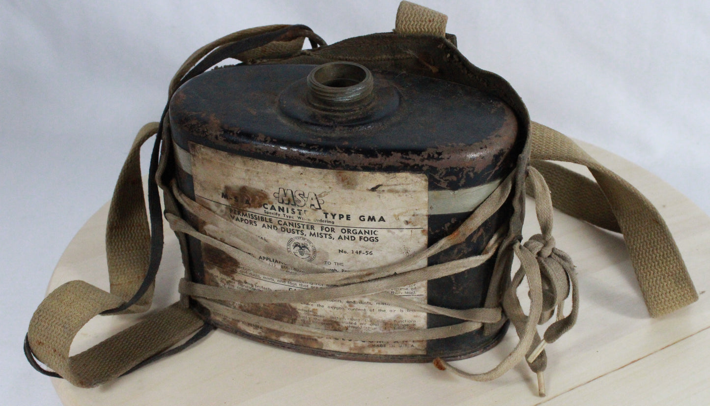 Vintage Acme CM-679 Full Vision Industrial Gas Mask with Original Case