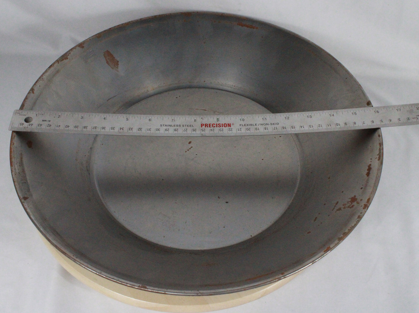 Authentic Gold Rush Era Style: Set of 9 Vintage 14.5" Steel Mining Pans