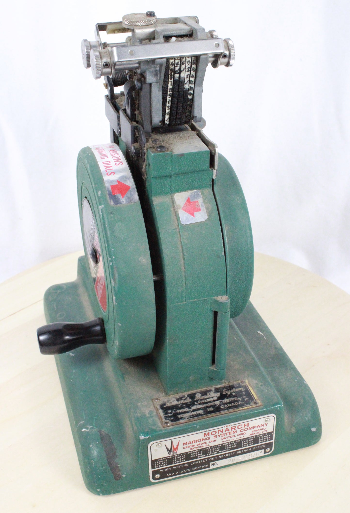 Vintage Monarch 20 Dial-A-Pricer Marking System