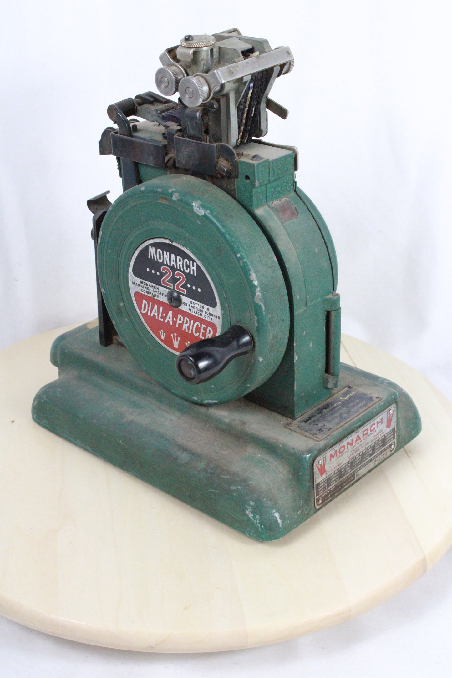 Vintage Monarch 22 Dial-A-Pricer Marking Machine