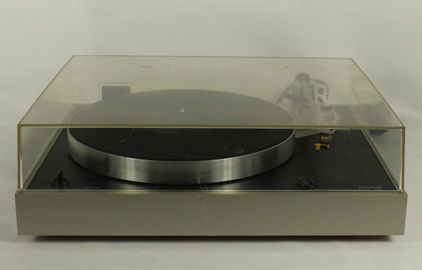 Luxman DD Semi Automatic PX-99 Turntable with clear Plastic Case