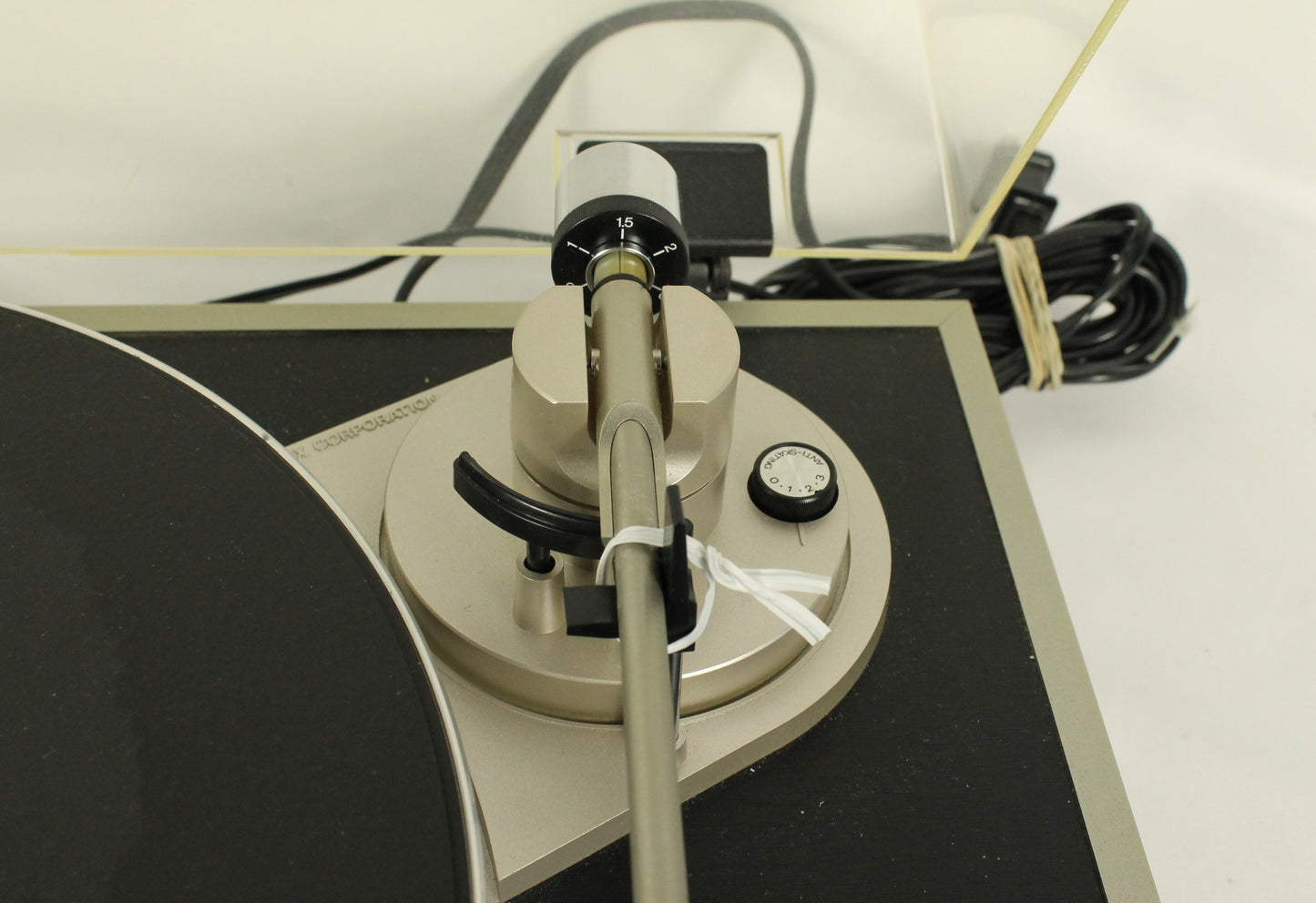 Luxman DD Semi Automatic PX-99 Turntable with clear Plastic Case