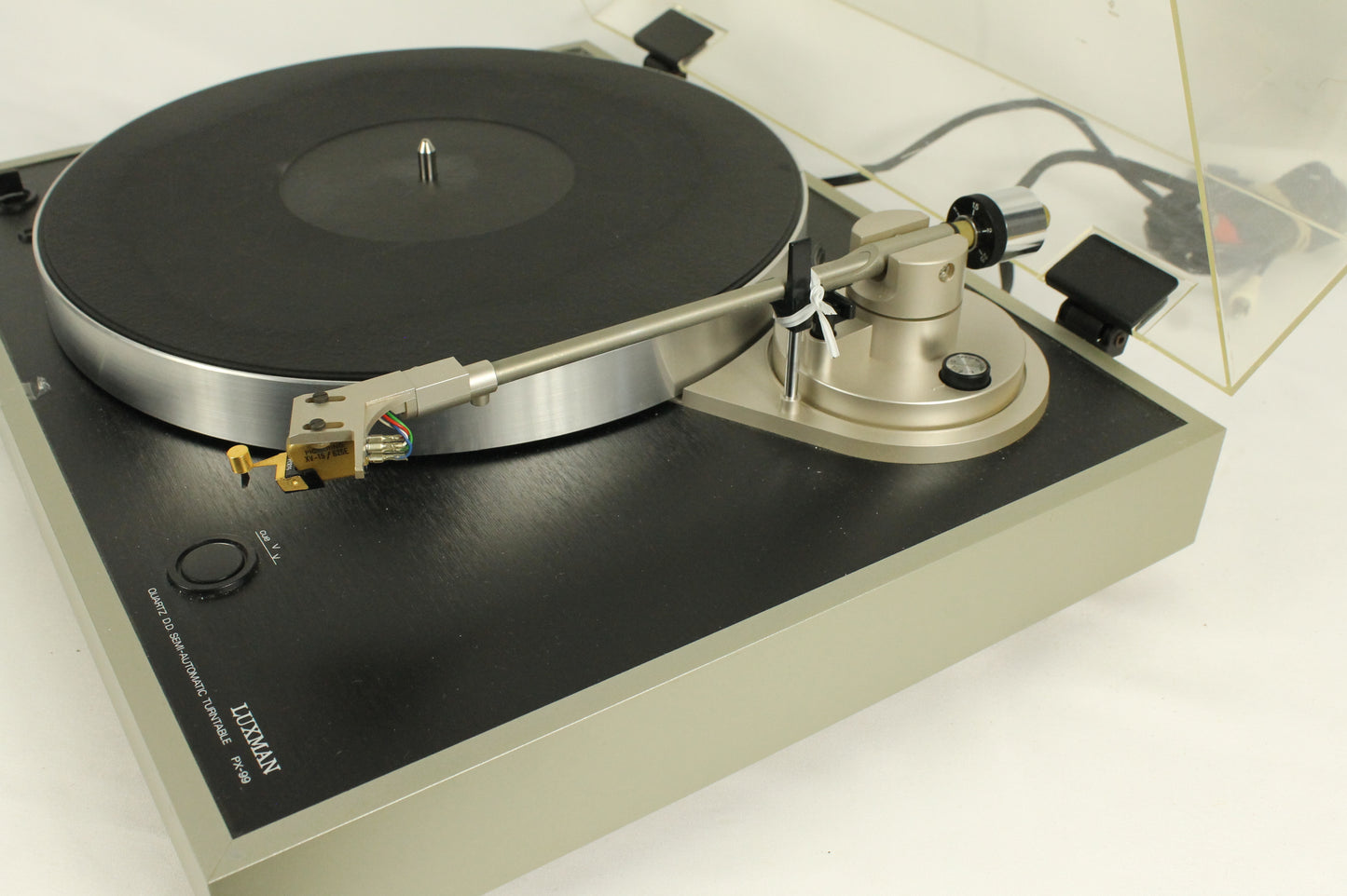 Luxman DD Semi Automatic PX-99 Turntable with clear Plastic Case