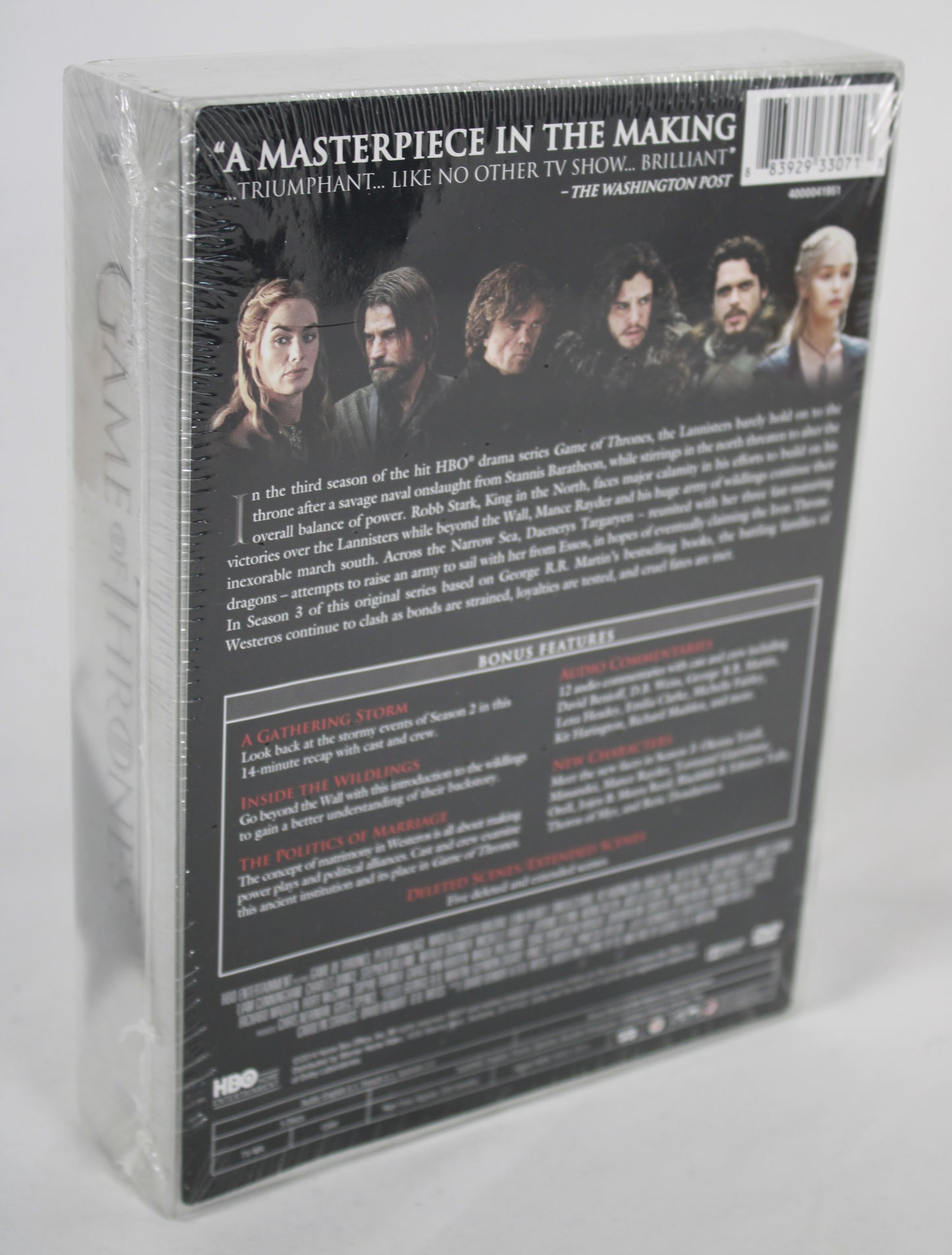 Game of Thrones: The Complete Third Season DVD - New Factory Sealed 5-Disc Set