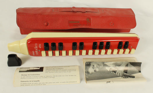 Hohner Organ Piano Harmonica + Case