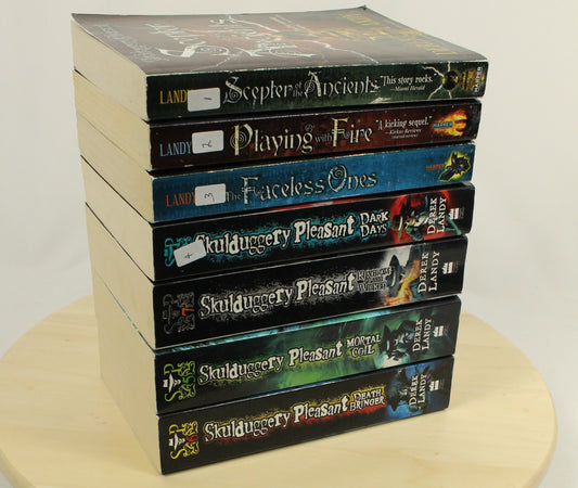 Derek Landy's Skulduggery Pleasant Series Lot - 7 Books