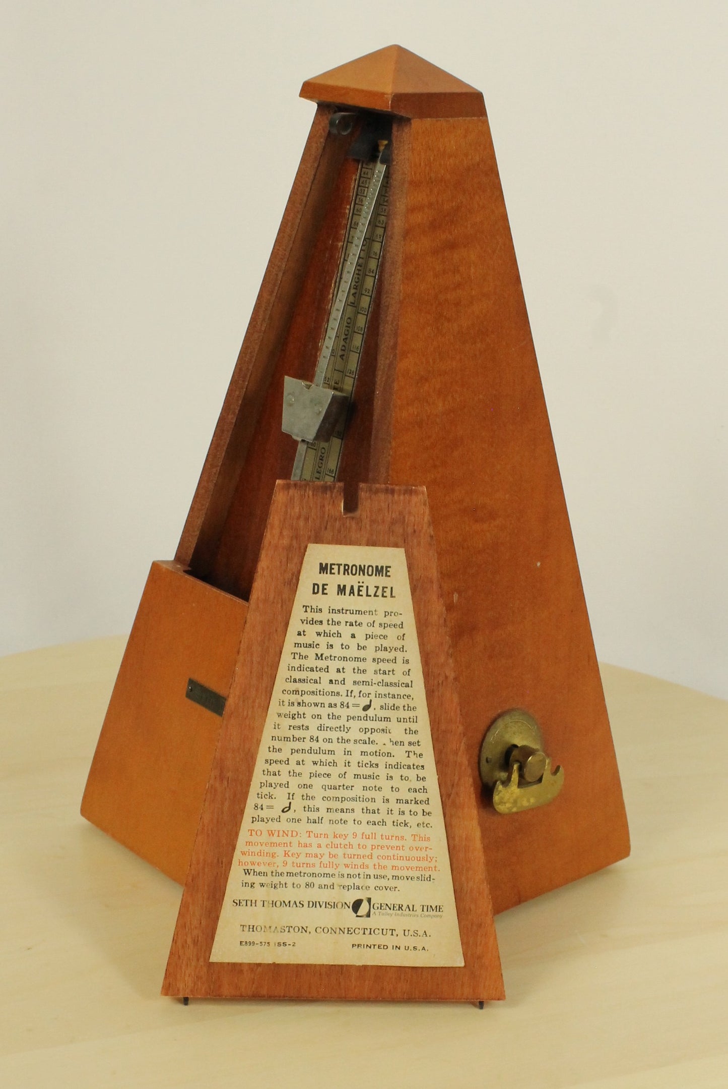 Seth Thomas Metronome