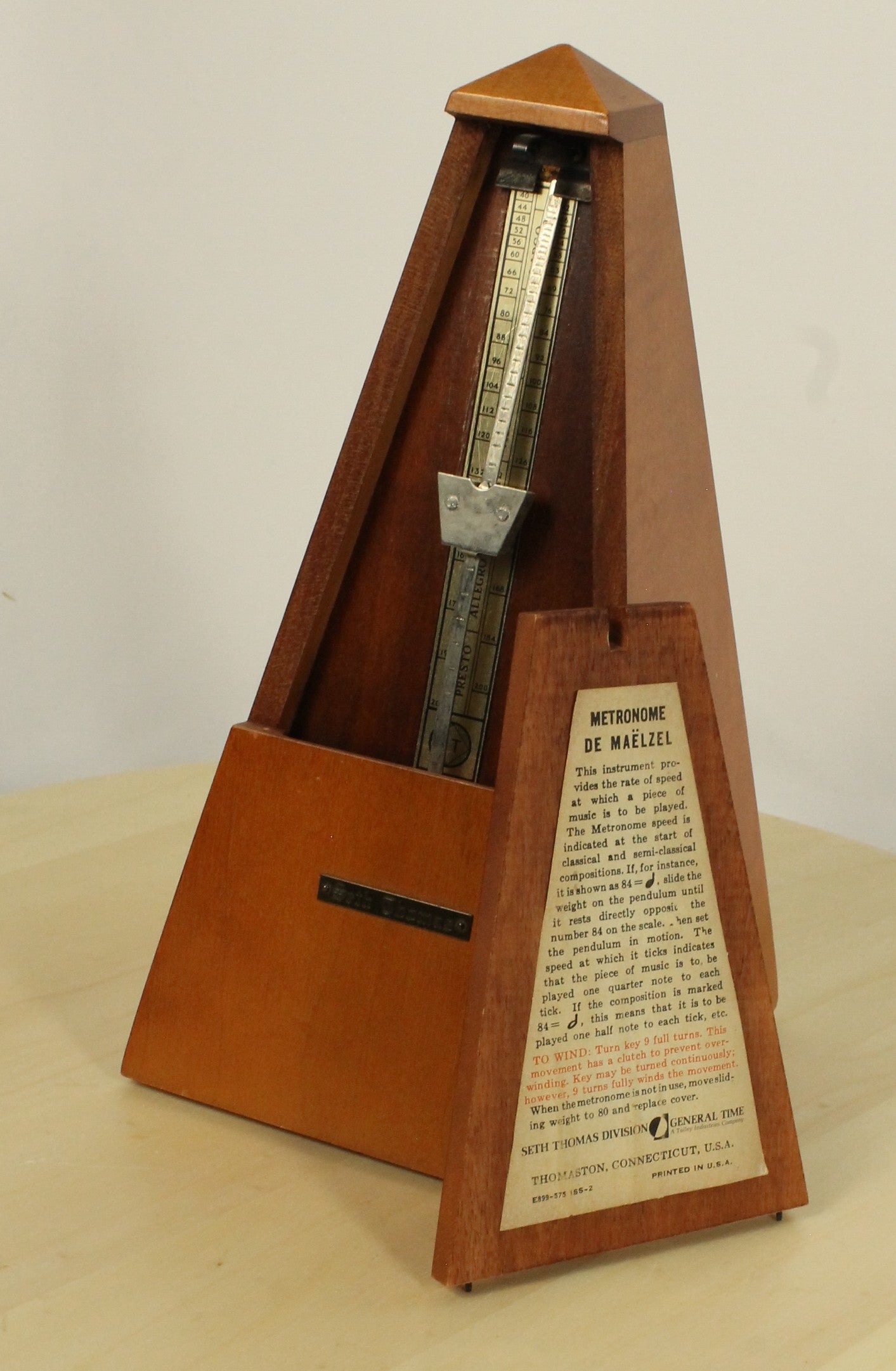 Seth Thomas Metronome