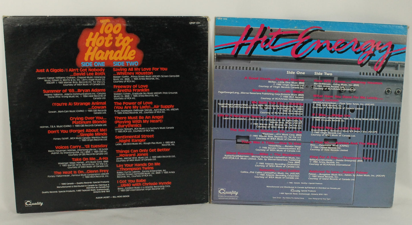 Various Compilation Album Lot Set of 10