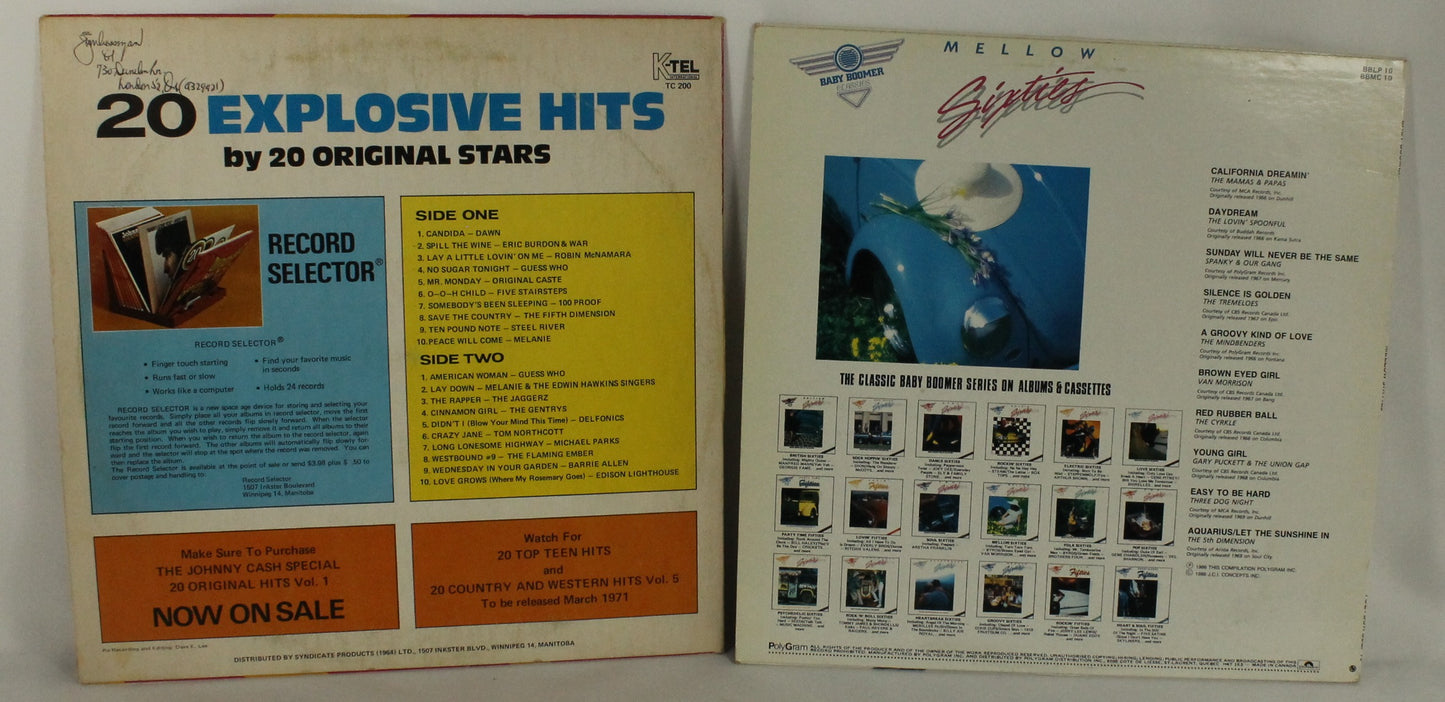 Various Compilation Album Lot Set of 10