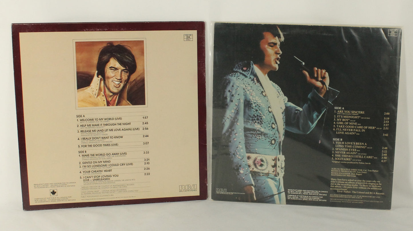 Elvis Records Lot #1 Set of 8