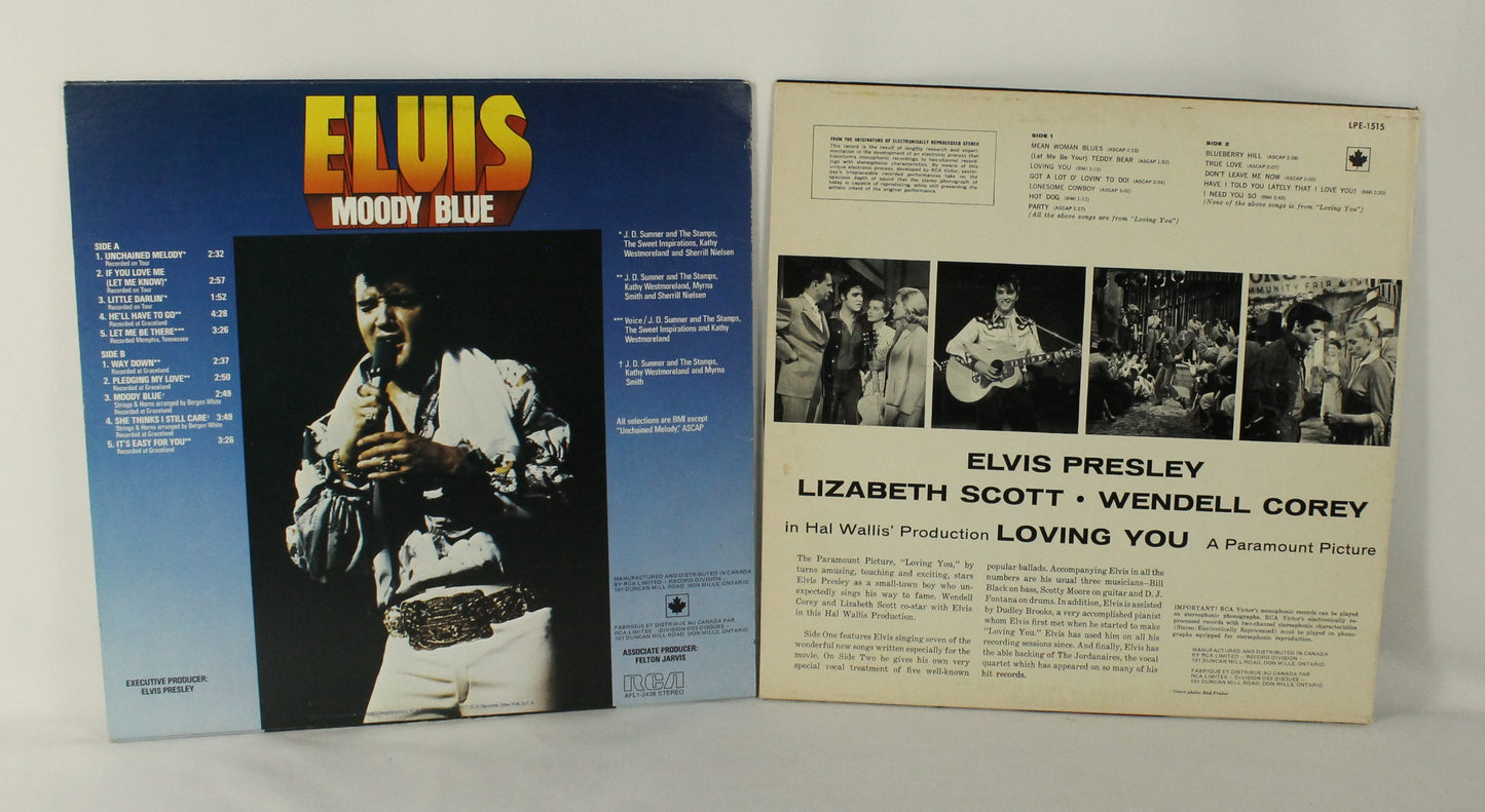 Elvis Records Lot #1 Set of 8