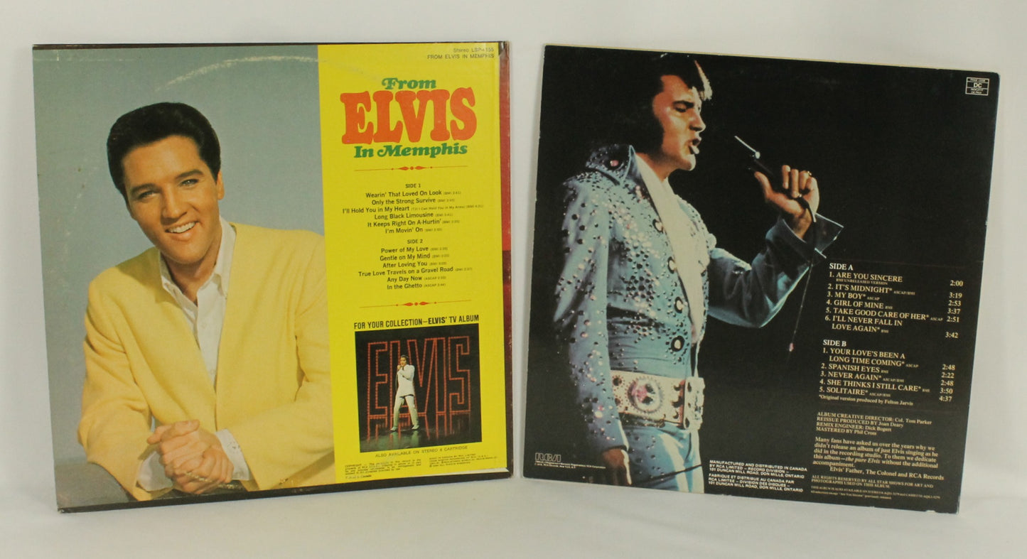 Elvis Records Lot #2 Set of 8