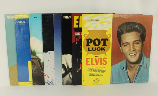 Elvis Records Lot #3 Set of 8