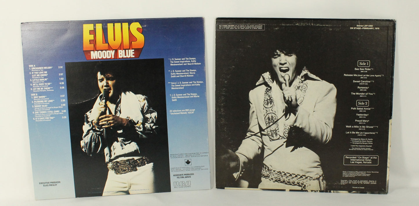 Elvis Records Lot #3 Set of 8