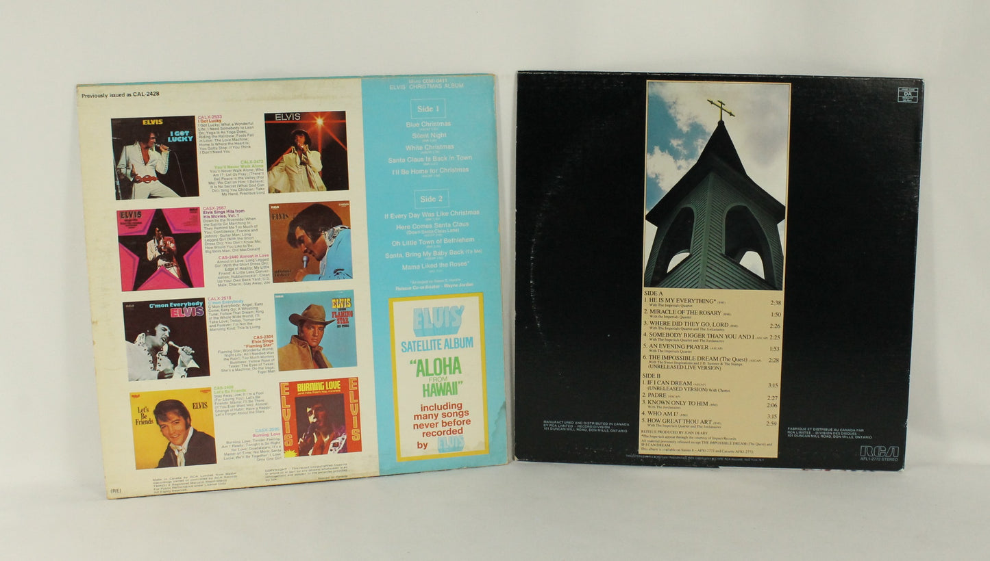 Elvis Records Lot #3 Set of 8