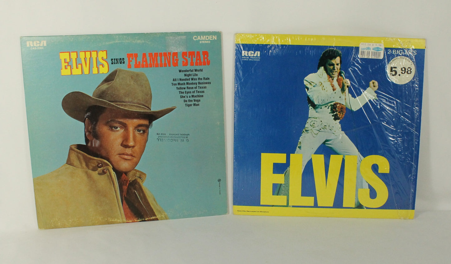 Elvis Records Lot #3 Set of 8