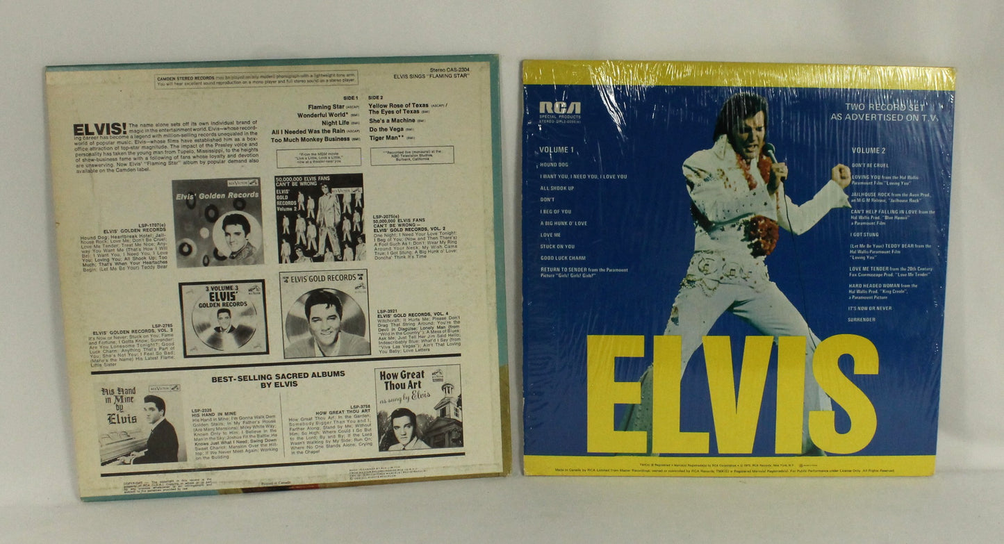 Elvis Records Lot #3 Set of 8