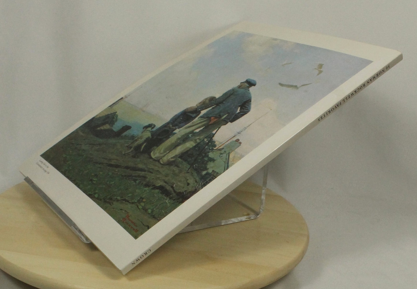 Norman Rockwell 2 Book Lot: 332 Magazine Covers & 50 Favorites - Large Art Collection