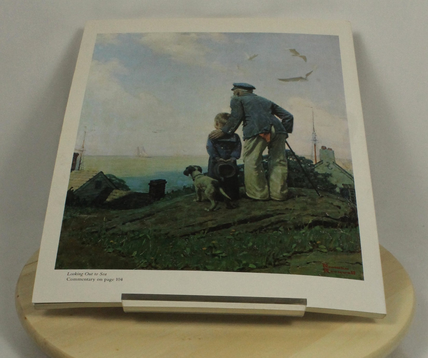 Norman Rockwell 2 Book Lot: 332 Magazine Covers & 50 Favorites - Large Art Collection