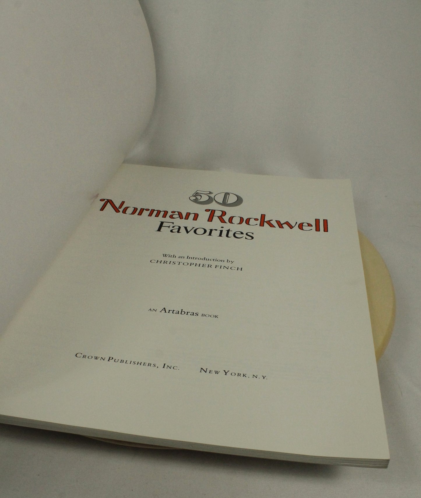 Norman Rockwell 2 Book Lot: 332 Magazine Covers & 50 Favorites - Large Art Collection