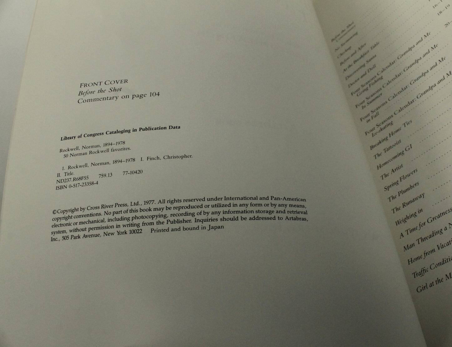 Norman Rockwell 2 Book Lot: 332 Magazine Covers & 50 Favorites - Large Art Collection