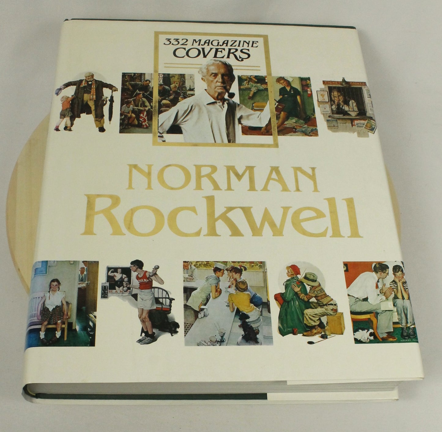 Norman Rockwell 2 Book Lot: 332 Magazine Covers & 50 Favorites - Large Art Collection