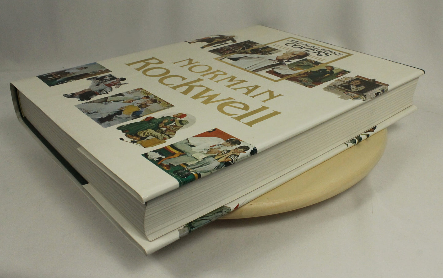 Norman Rockwell 2 Book Lot: 332 Magazine Covers & 50 Favorites - Large Art Collection