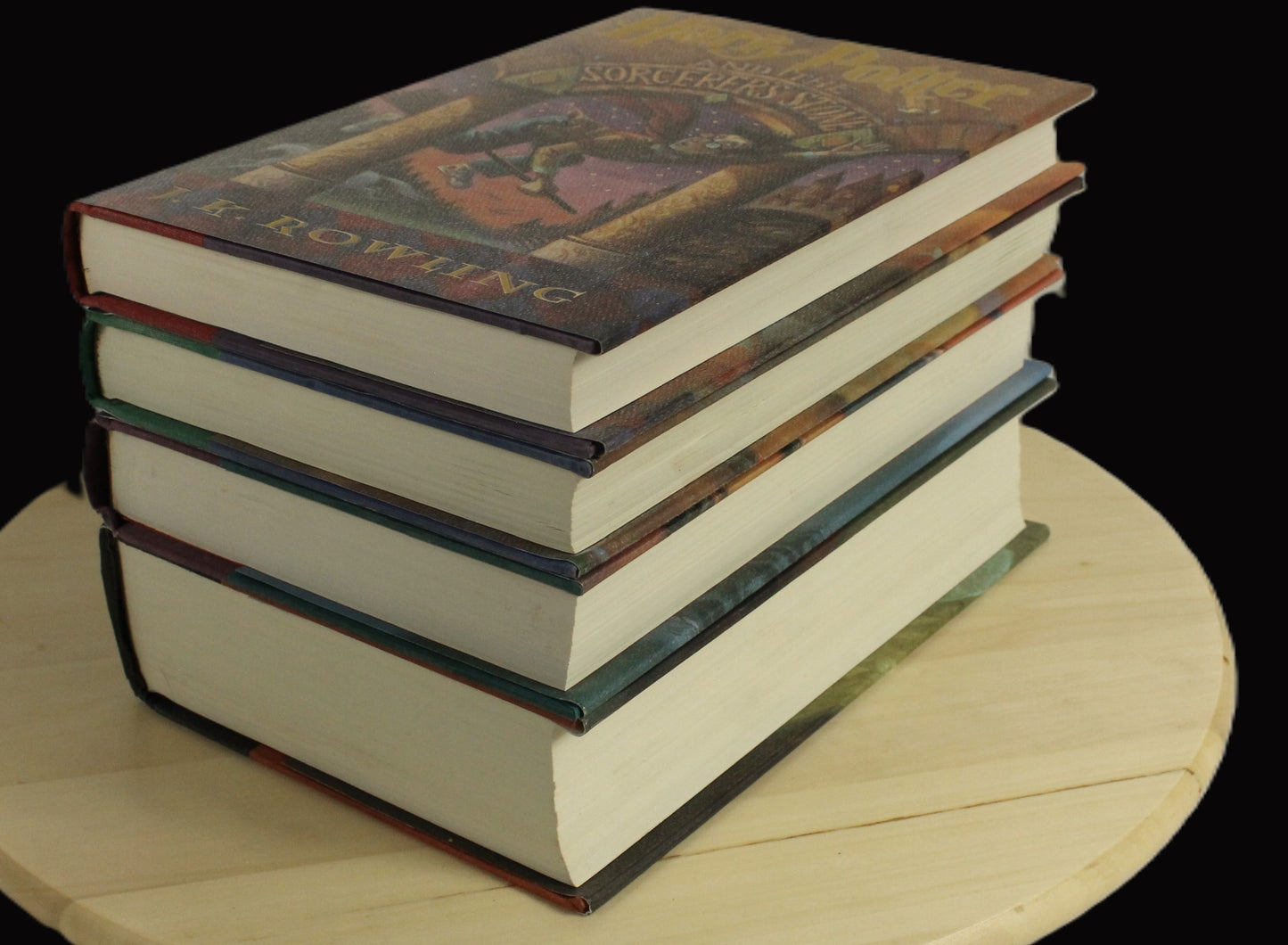 Harry Potter Hardcover 1st American Edition Set Books 1-4 J.K Rowling