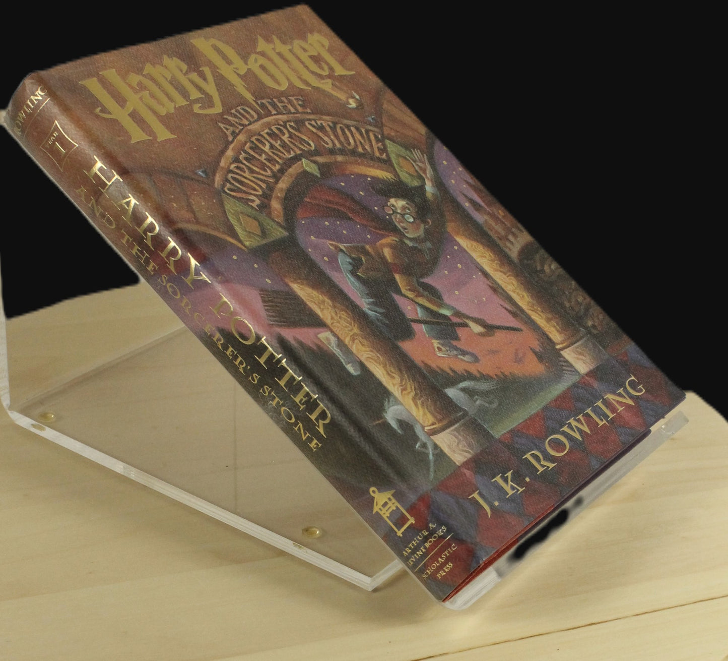 Harry Potter Hardcover 1st American Edition Set Books 1-4 J.K Rowling