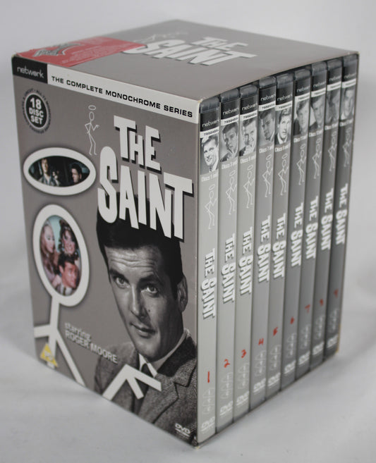 The Saint: The Complete Monochrome Series (DVD, 18-Disc Set) Starring Roger Moore