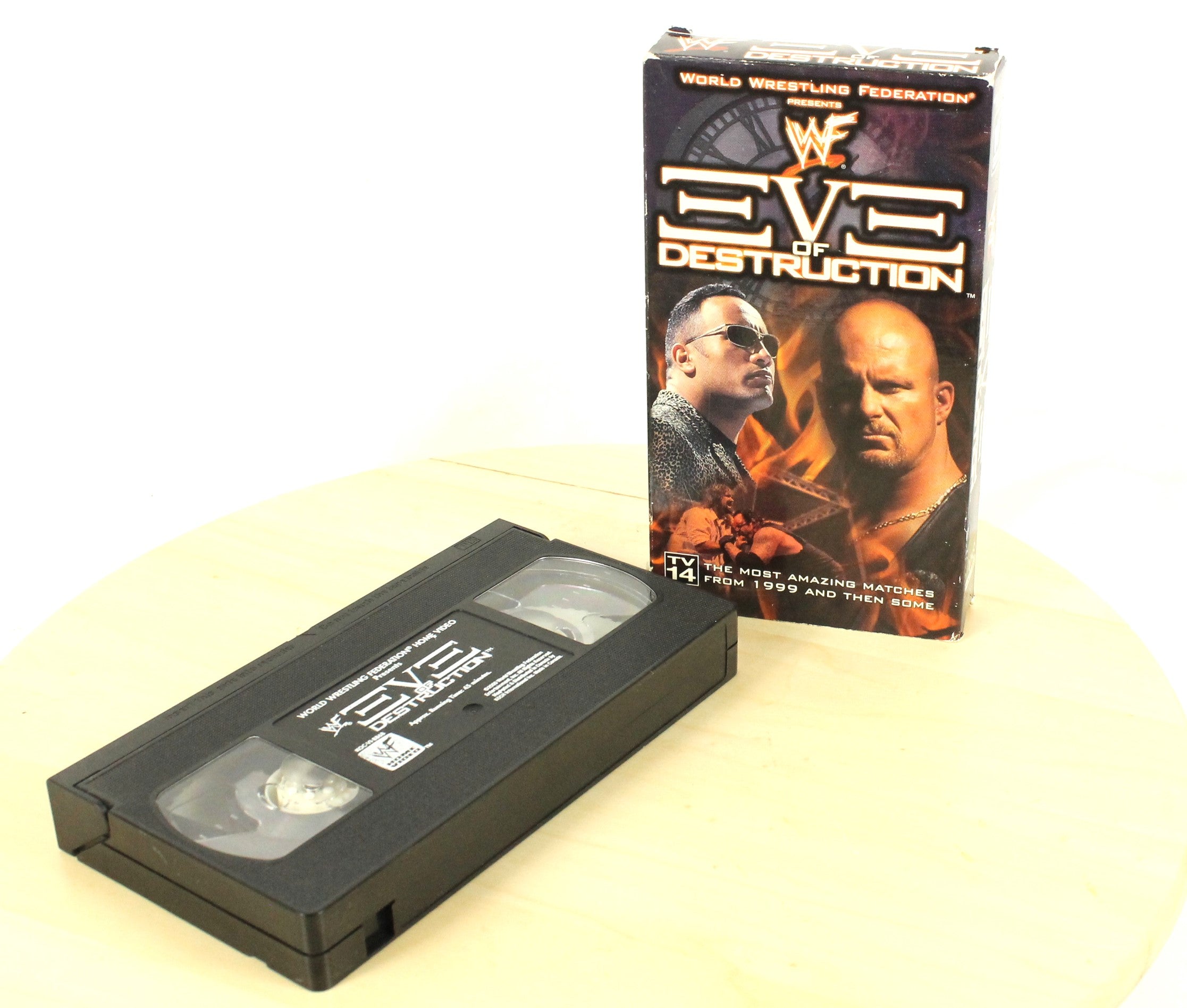 Vintage WWF/WWE VHS Lot – Royal Rumble, Eve of Destruction & More