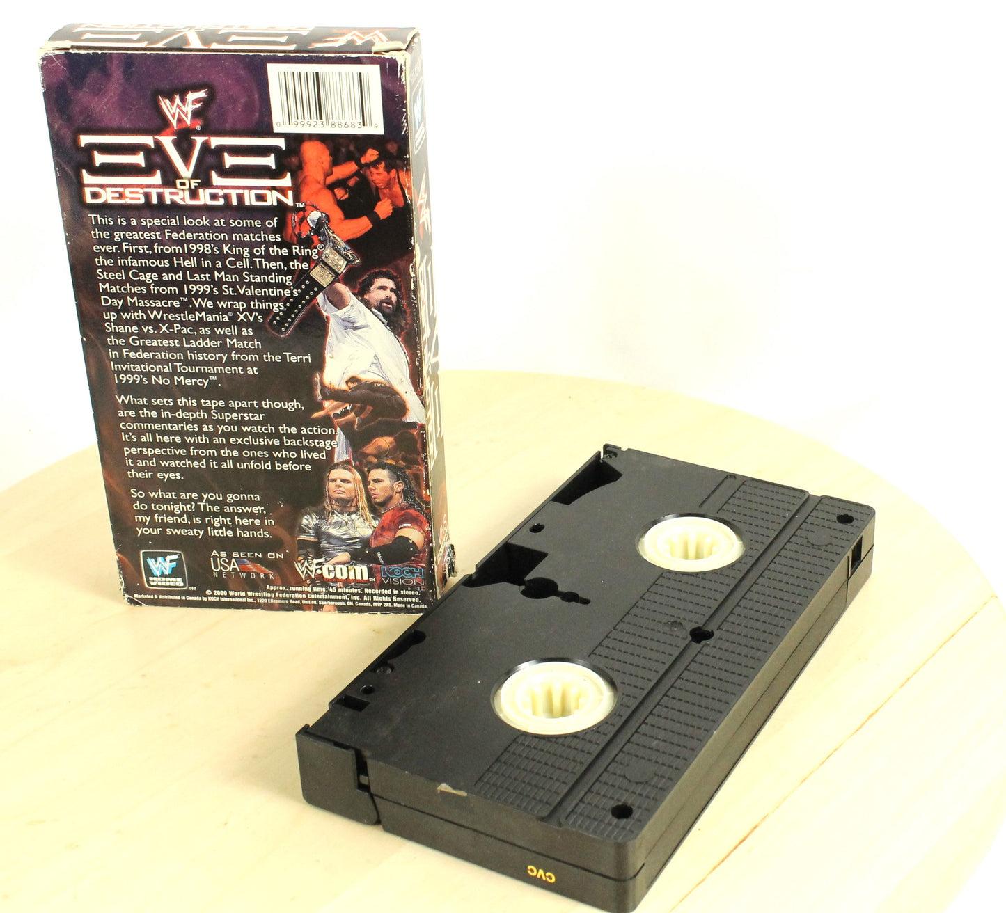 Vintage WWF/WWE VHS Lot – Royal Rumble, Eve of Destruction & More (Set of 5)