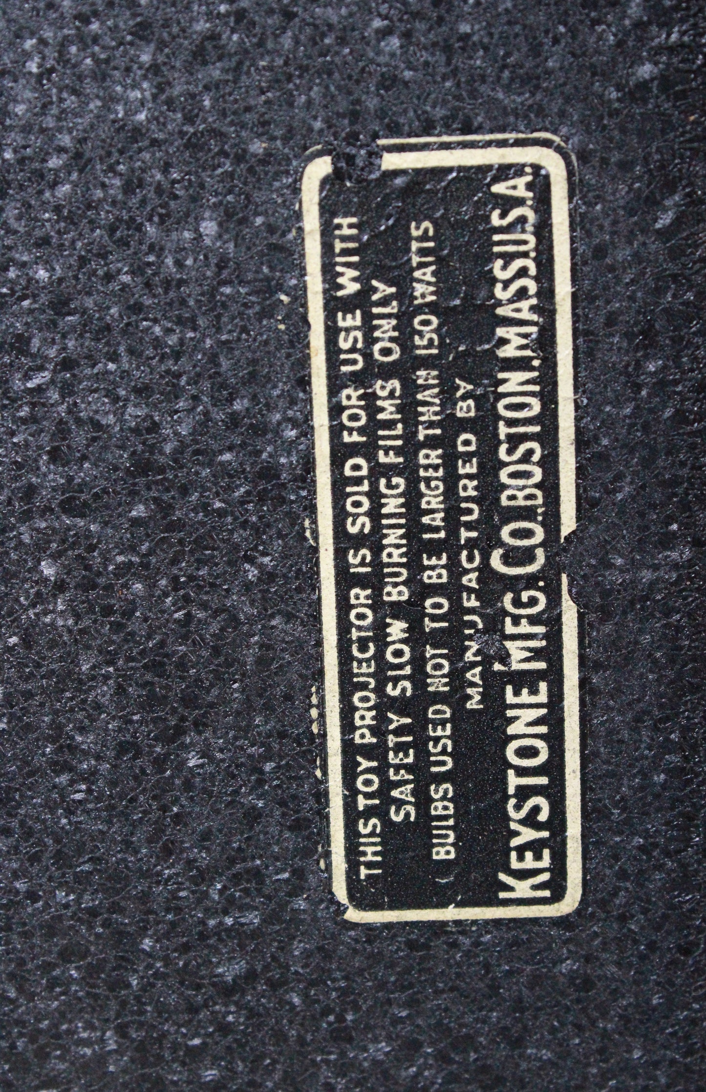 Relic of the Silent Era: Antique Keystone Moviegraph 35mm Projector