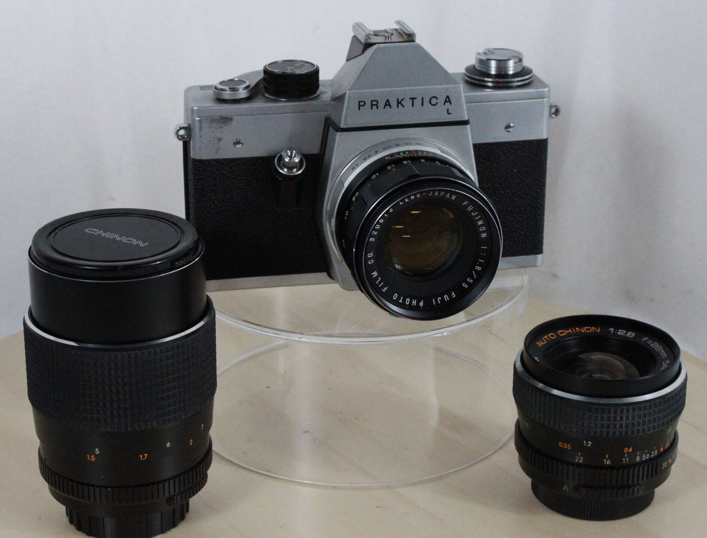 Vintage Praktica L SLR Set with 50mm Meyer-Optik Lens