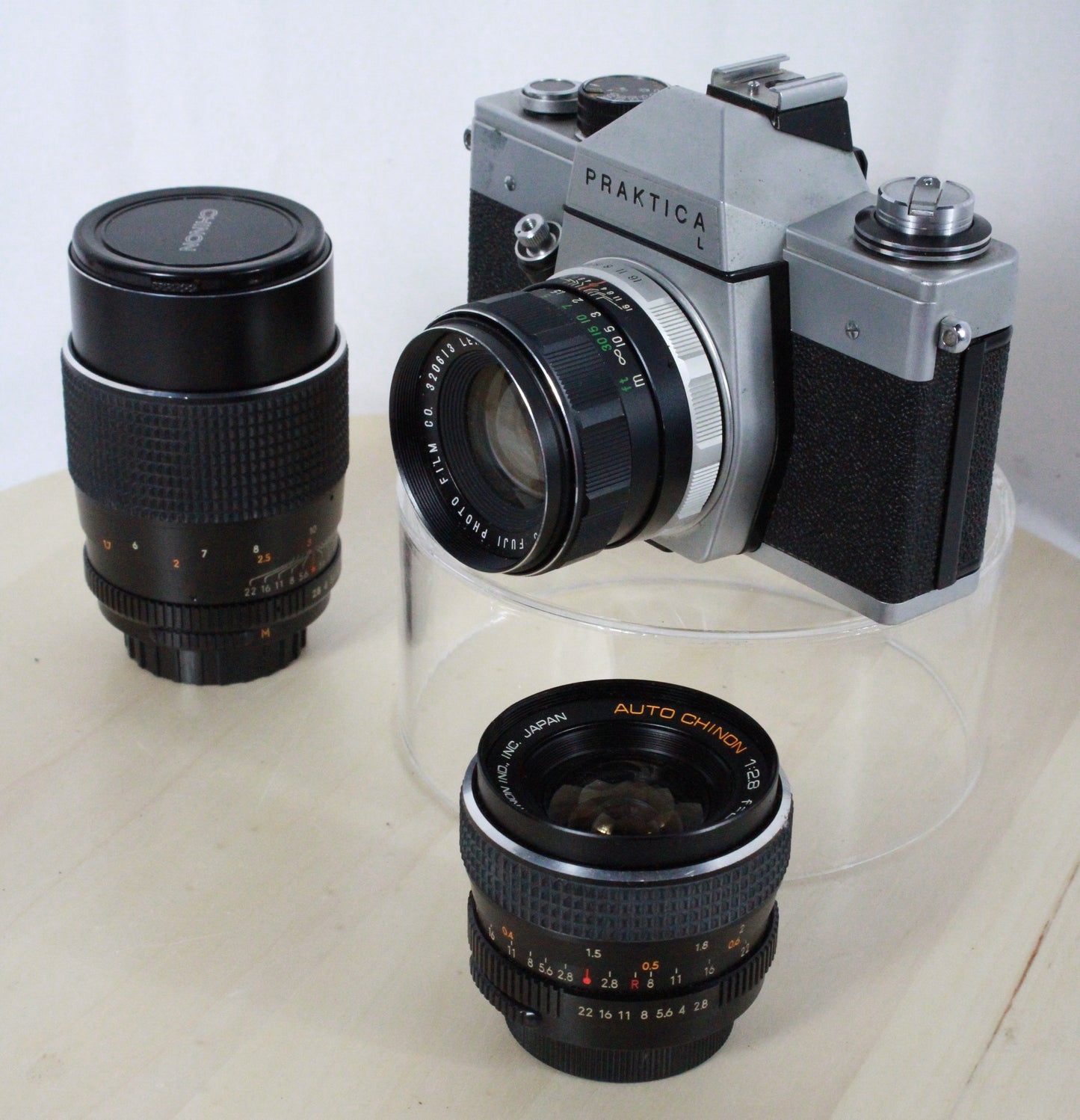 Vintage Praktica L SLR Set with 50mm Meyer-Optik Lens
