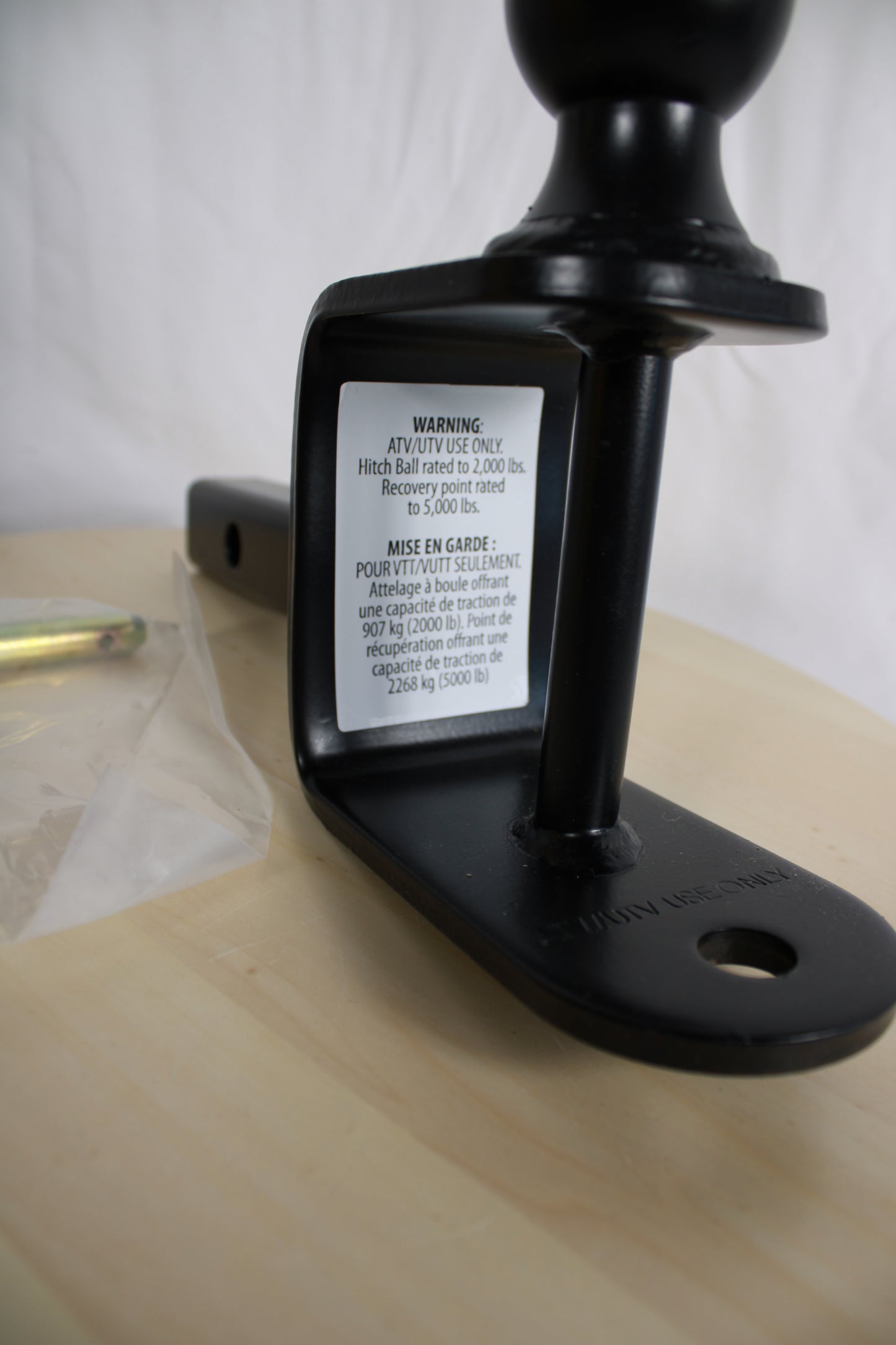 Black Boar 3-in-1 ATV/UTV Multi-Hitch – 1.25" Shank &amp; 1-7/8" Ball