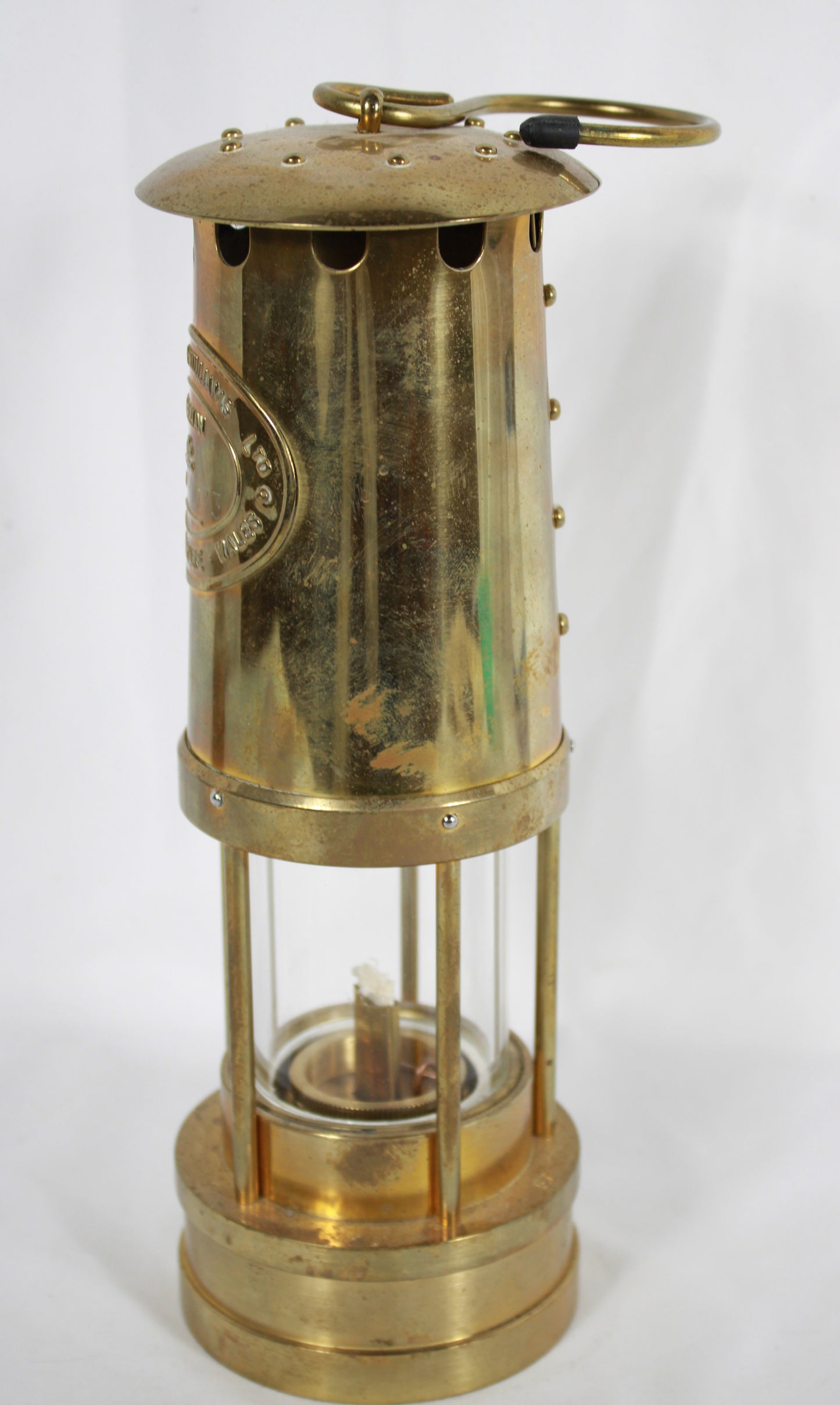 Vintage Thomas & Williams Welsh Miners Safety Brass Lantern