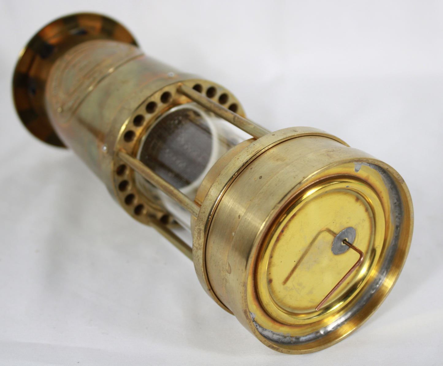 Vintage Thomas & Williams Welsh Miners Safety Brass Lantern