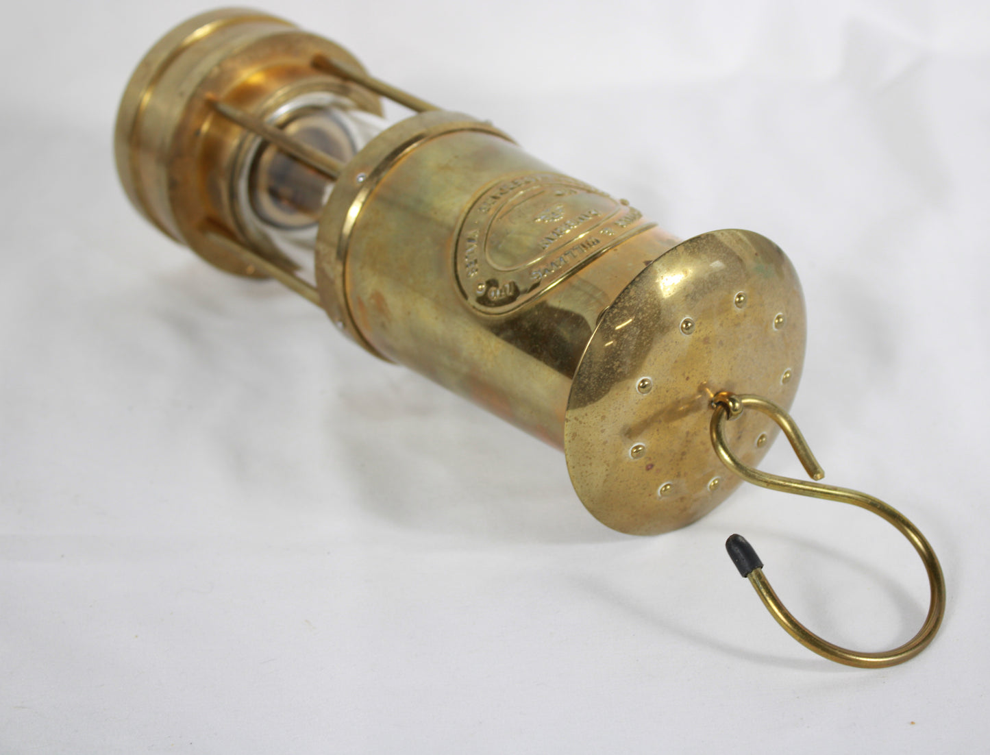 Vintage Thomas & Williams Welsh Miners Safety Brass Lantern