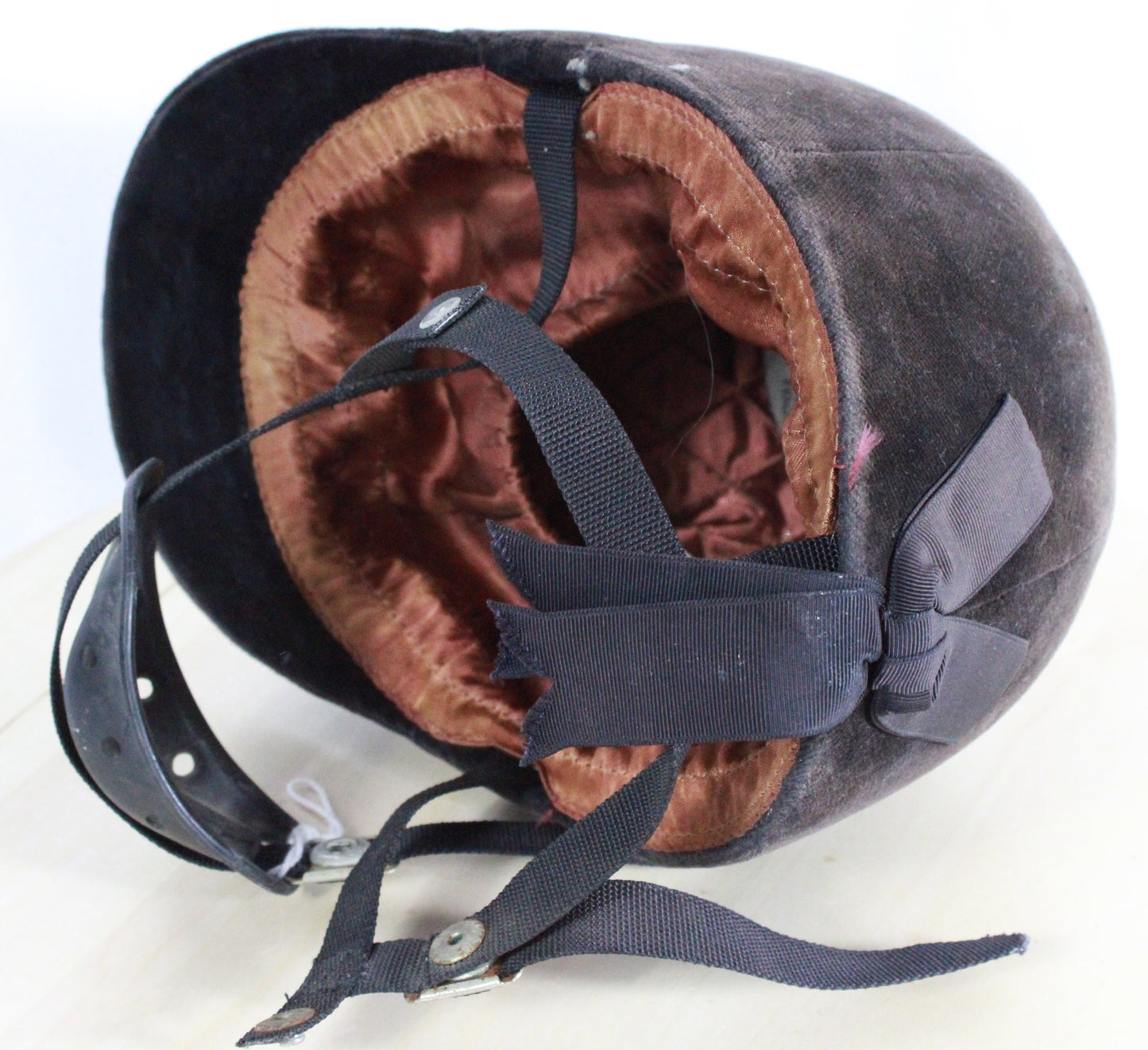 Vintage Linben Leather Pith Style Equestrian Riding Helmet