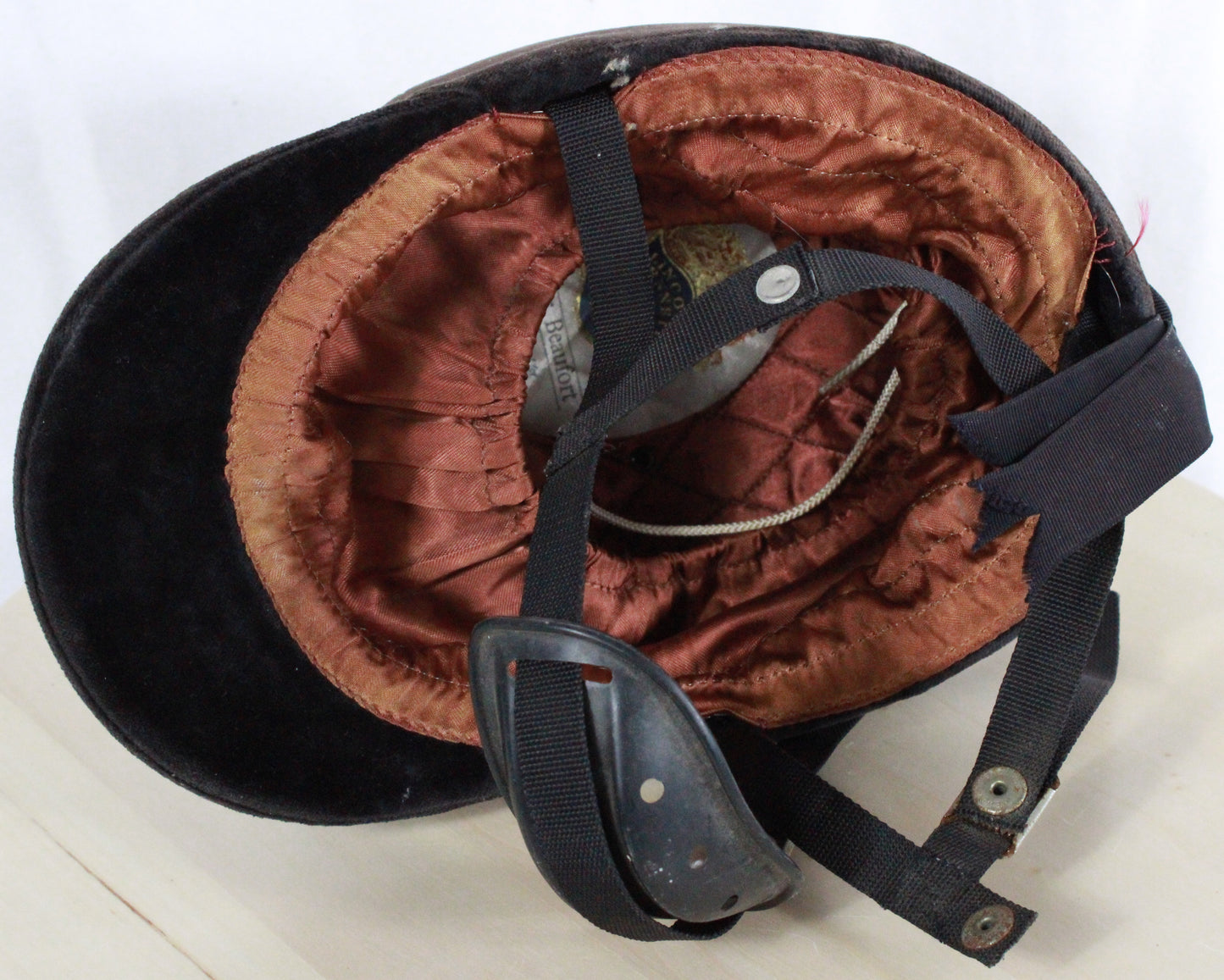 Vintage Linben Leather Pith Style Equestrian Riding Helmet