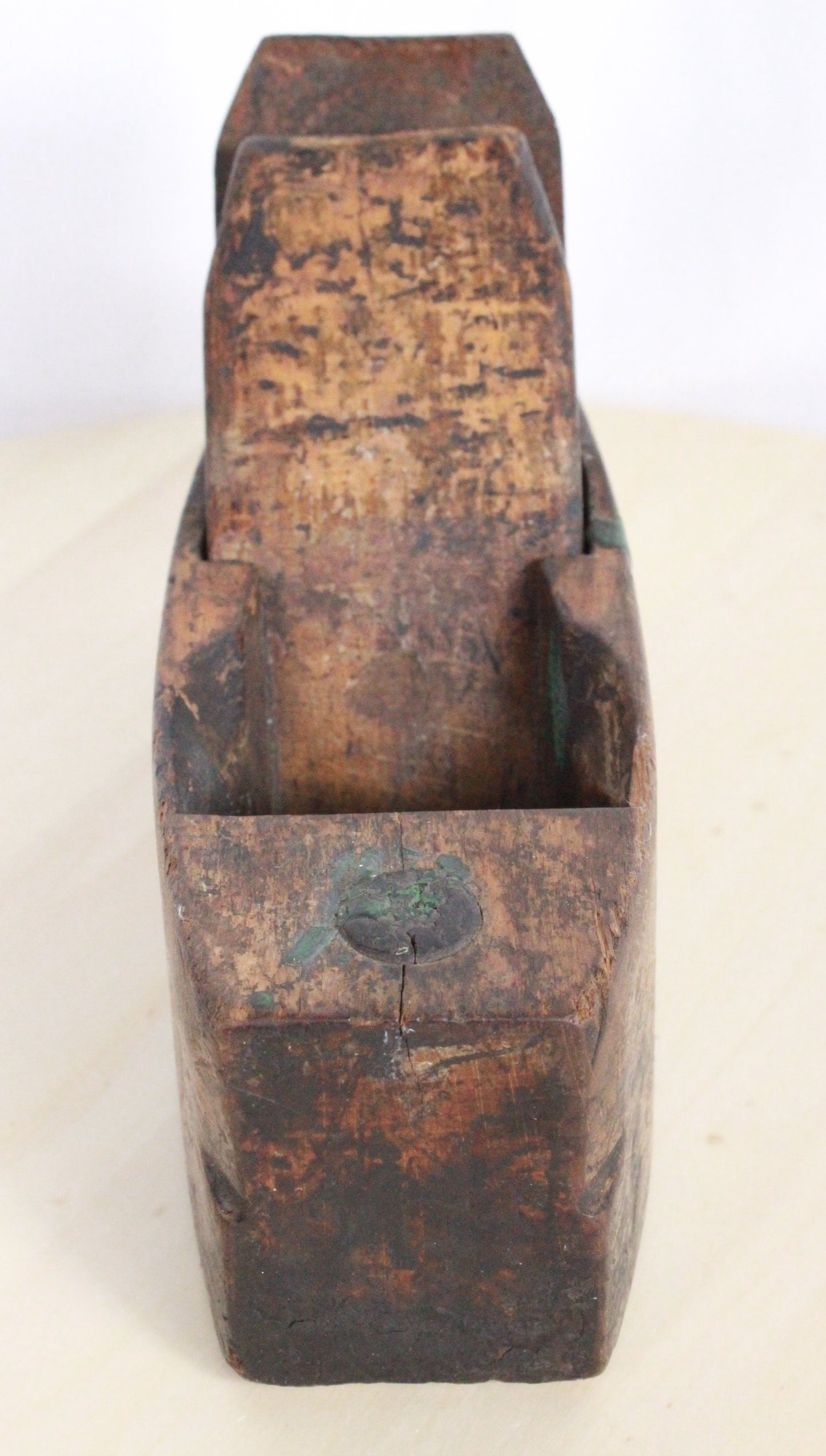 Antique Auburn Tool Co Coffin Shaped Wood Block Plane