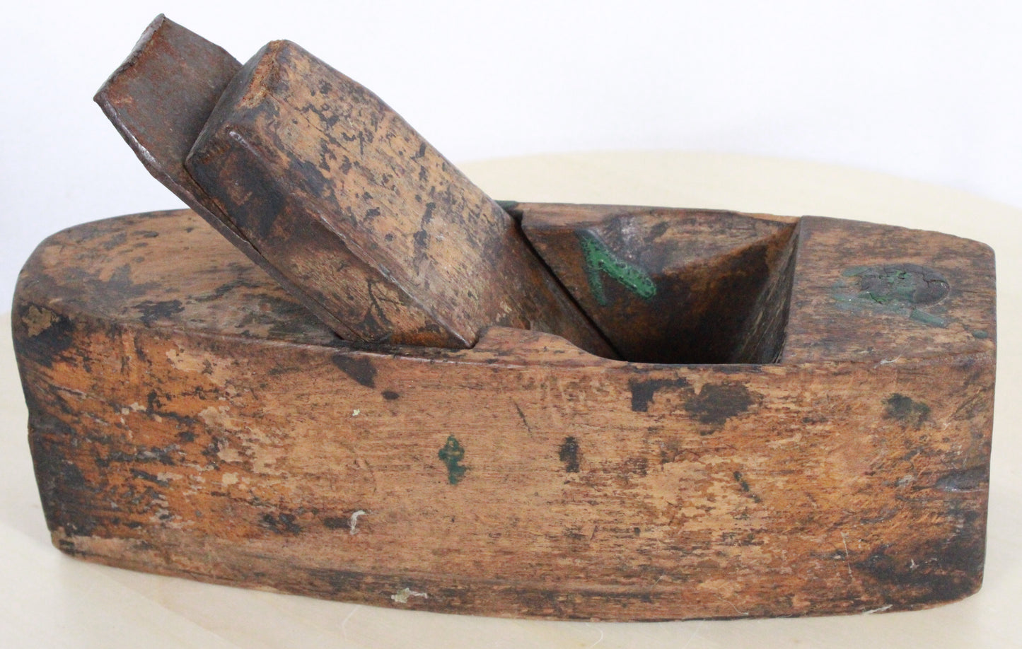 Antique Auburn Tool Co Coffin Shaped Wood Block Plane