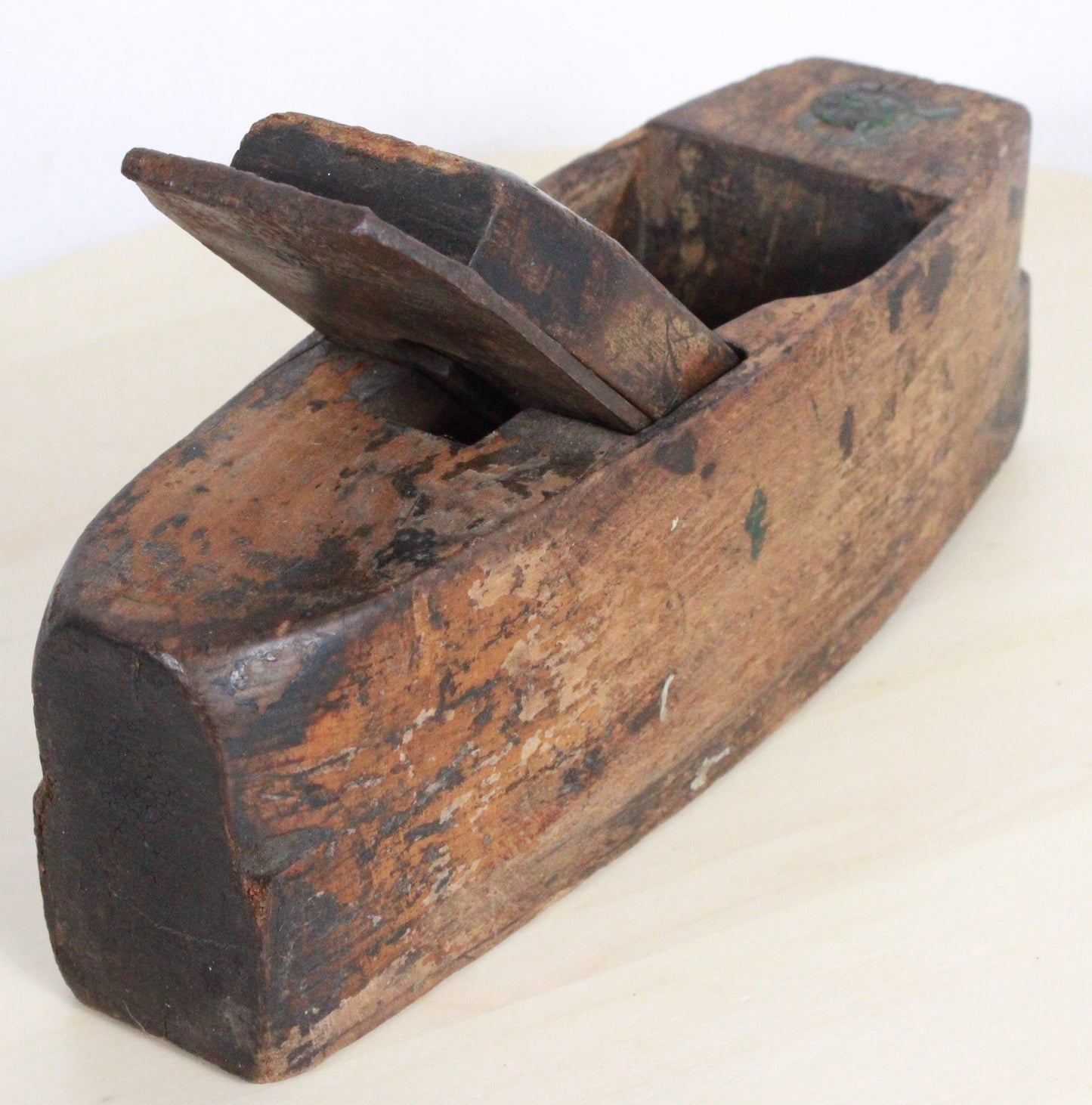 Antique Auburn Tool Co Coffin Shaped Wood Block Plane