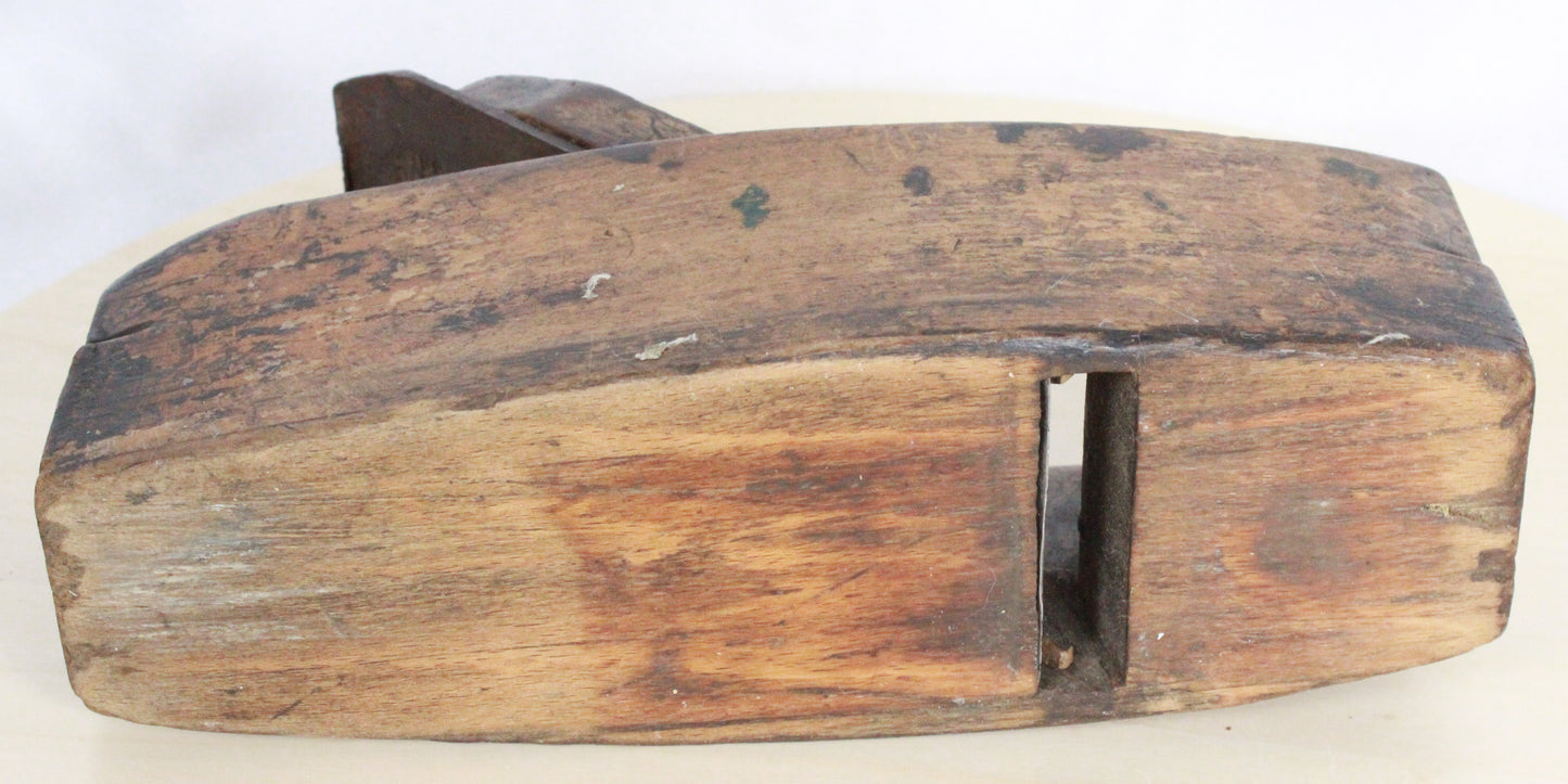 Antique Auburn Tool Co Coffin Shaped Wood Block Plane