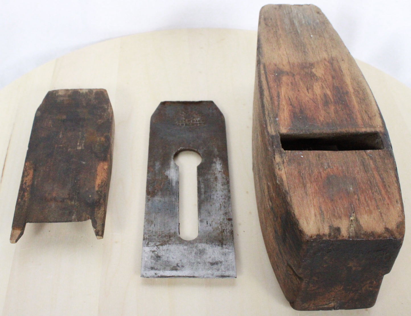 Antique Auburn Tool Co Coffin Shaped Wood Block Plane