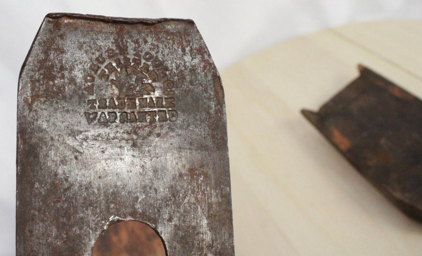 Antique Auburn Tool Co Coffin Shaped Wood Block Plane
