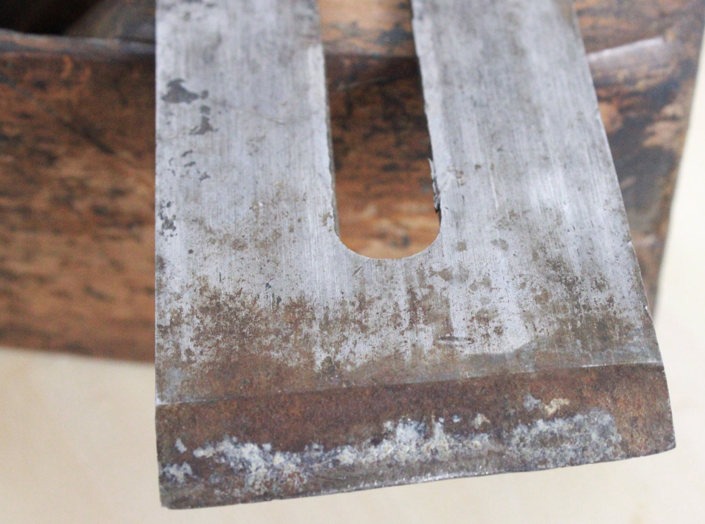 Antique Auburn Tool Co Coffin Shaped Wood Block Plane