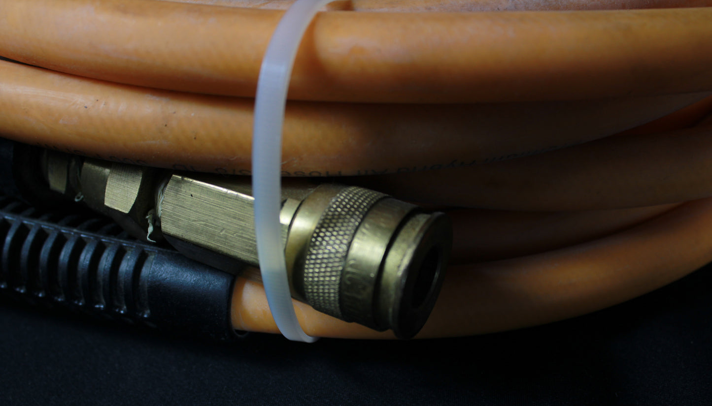 Premium 3/8" Hybrid Air Hose - 300 PSI with Quick Connect Fittings